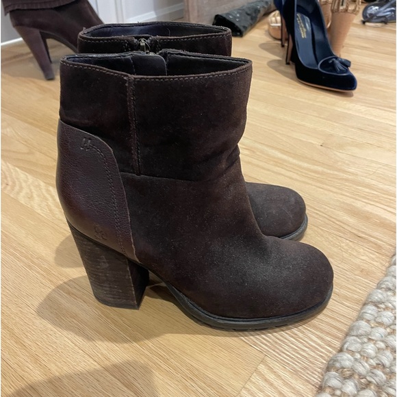 Sam Edelman suede and leather boots - Picture 1 of 4